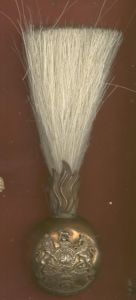 Royal Artillery Officer's Full Dress Busby Grenade & Plume