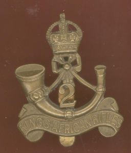 2nd King's African Rifles (Nyasaland) cap badge