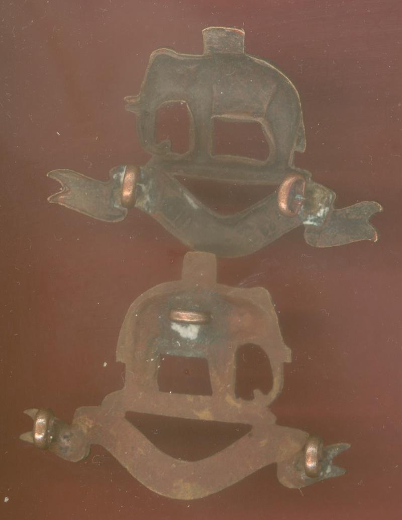 Duke of Wellington's Regiment Officer's OSD collar badges — image 2