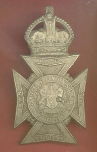 South African PWO Cape Peninsula Rifles pouch belt plate