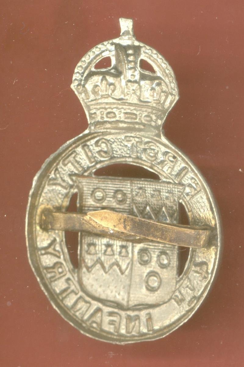 South African First City 4th Infantry cap badge — image 2
