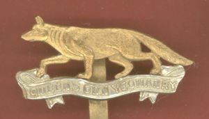 The Queen's Own Yeomanry metal cap badge