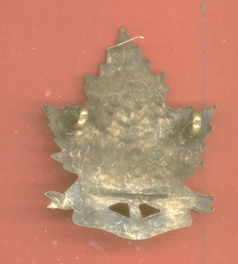 Canadian 188th Prince Albert, Saskatchewan Bn. WW1 CEF cap badge — image 2