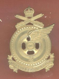 Canadian 2nd Armoured Car Regiment WW2 Cap Badge