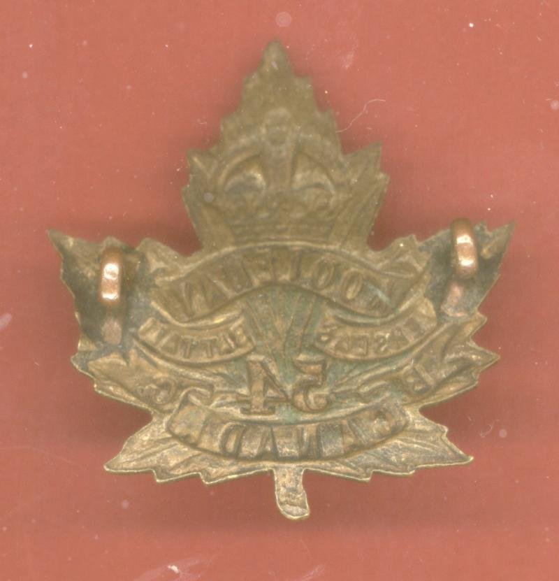 Canada. 54th Kootenay Battalion CEF WW1 cap badge — image 2