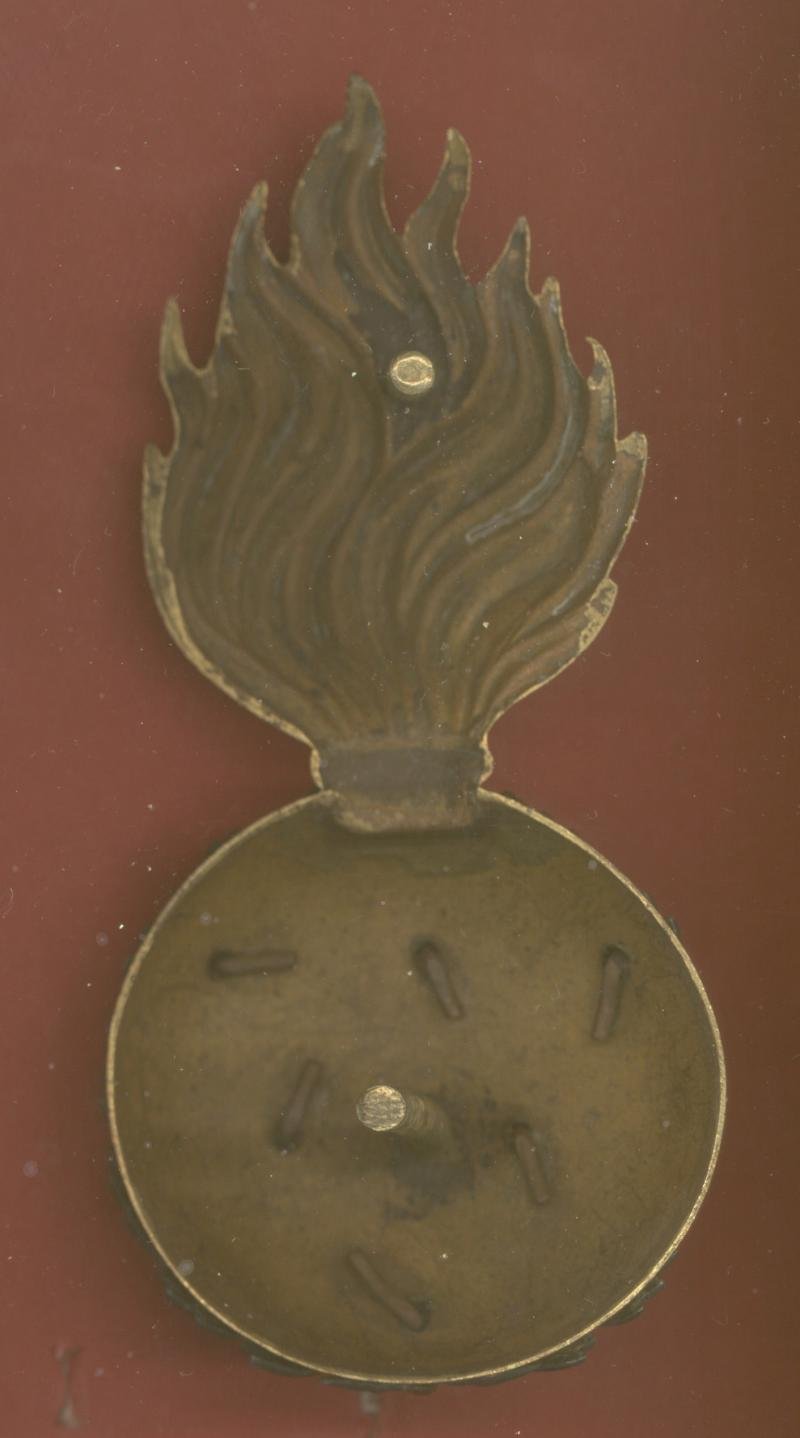 Lancashire Fusiliers Victorian Officer's fur busby grenade — image 2