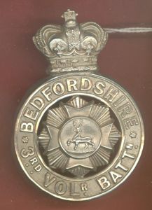 3rd (Bedford) VB Bedfordshire Regiment Victorian glengarry badge