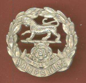 2nd VB Hampshire Regiment Victorian OR's cap badge