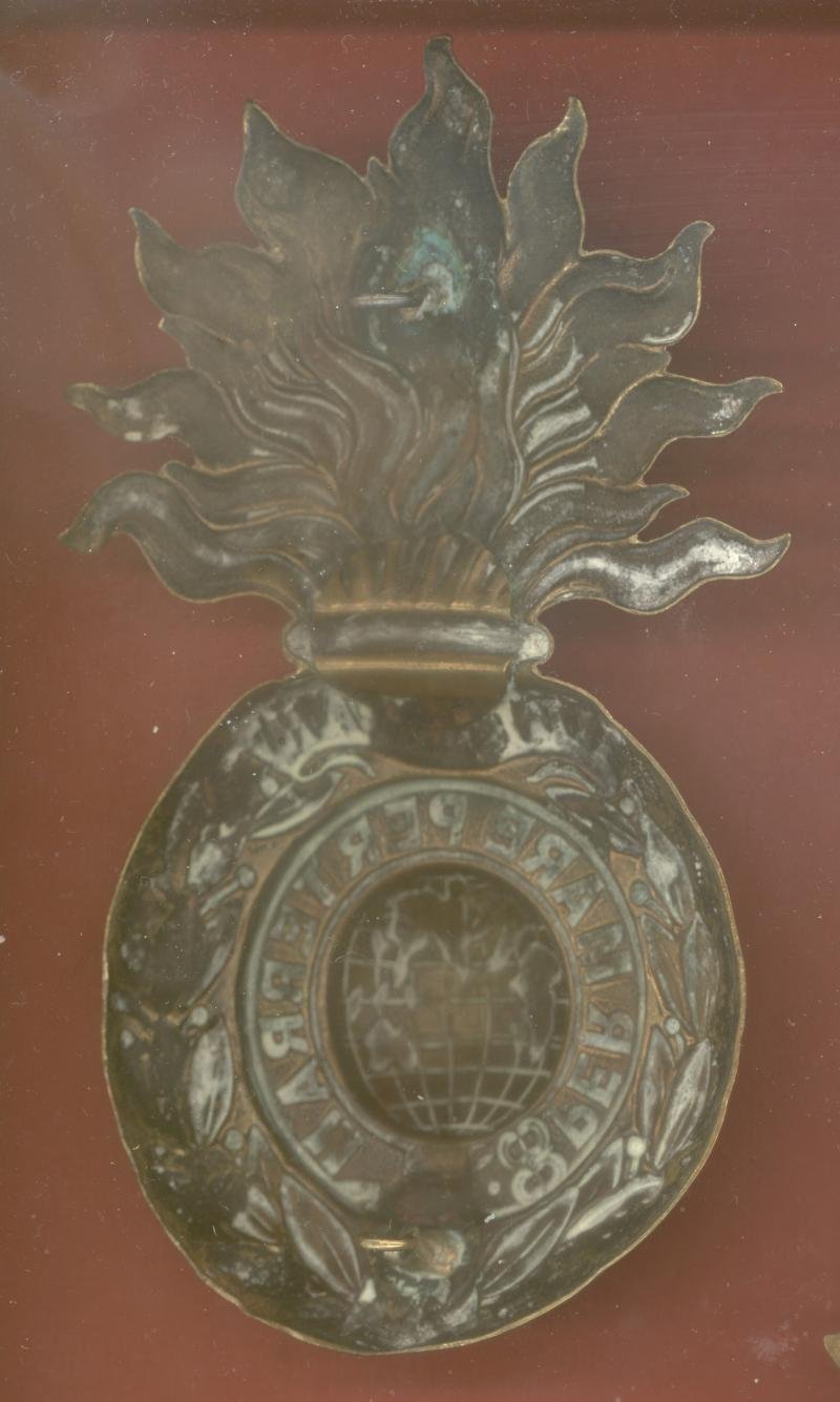 Royal Marines Artillery Victorian helmet plate — image 2