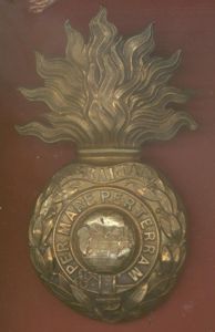 Royal Marines Artillery Victorian helmet plate
