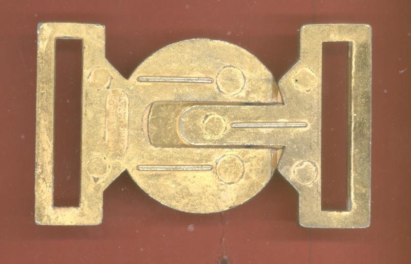 British Colonial Jamaica Militia / Local Forces gilt waist belt clasp — image 2