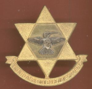 Trinidad & Tabago Regiment Officer's cap badge