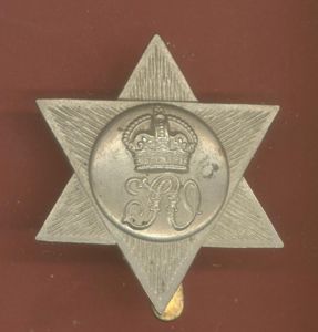 British Colonial Trinidad Volunteers pagri badge