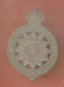 Princess Patricia's Canadian Light Infantry WW1 cap badge