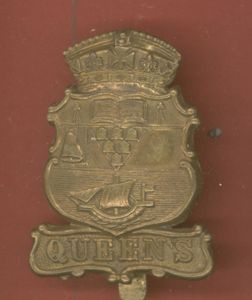 Queen's University Belfast O.T.C. cap badge