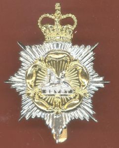 The Gloucestershire & Hampshire Regiment staybright cap badge
