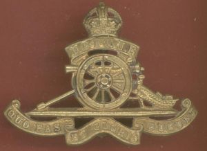Royal Artillery OR's cap badge