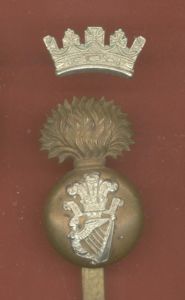 Princess Victoria's (Royal Irish Fusiliers) Edwardian Brodrick Cap Badge.