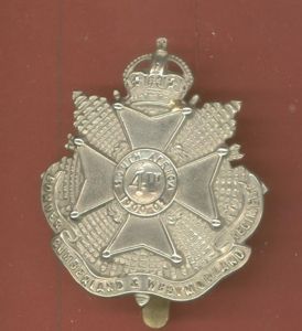 4th Bn. (Cumberland & Westmorland) The Border Regiment. OR's cap …