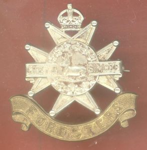 Canadian Grey & Simcoe Foresters WW2 cap badge