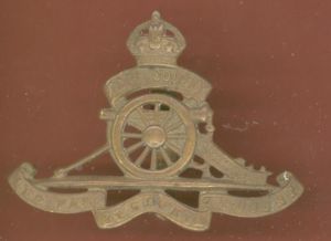 South African Prince Alfred's Own Field Artillery cap badge