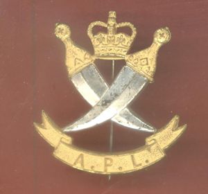 Aden Protectorate Levies Officer's cap badge