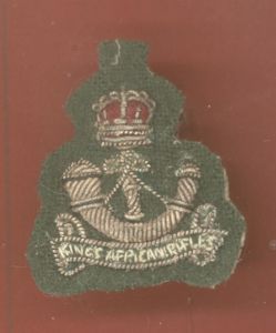 1st King's African Rifles Officer's Bullion beret badge