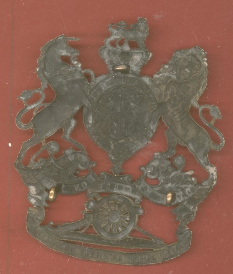 1st Staffordshire Artillery Volunteers Victorian helmet plate — image 2