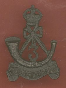 3rd King's African Rifles OR's cap badge