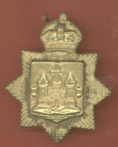East Surrey Regiment musician s band pouch badge