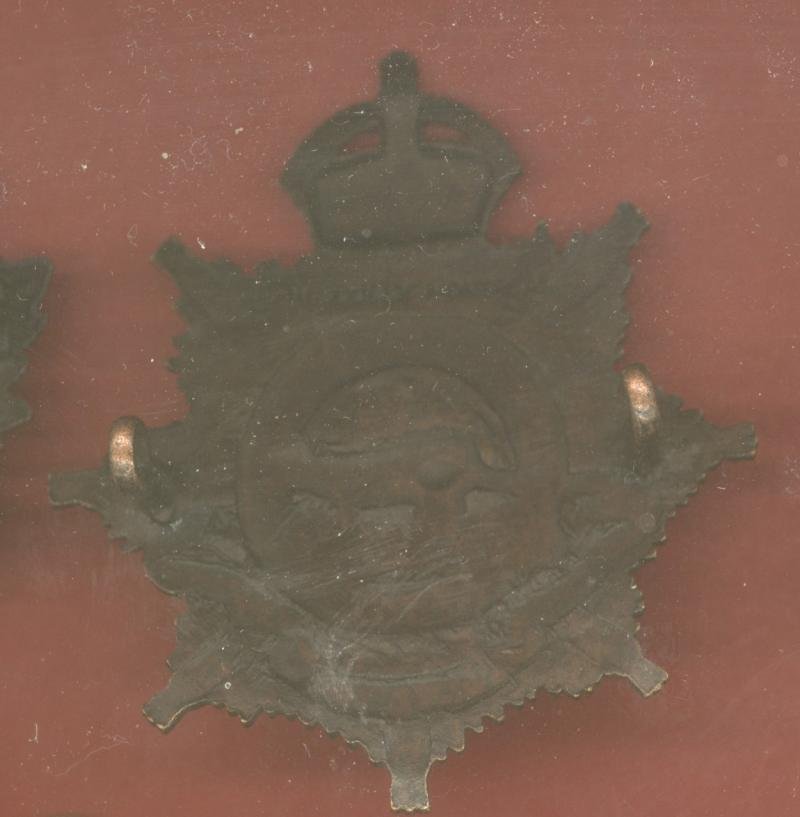 Canadian Militia 30th British Columbia Horse Officer's Cap Badge — image 2