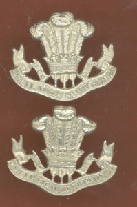 The Welch Regiment OR's collar badges