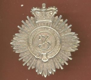 Scottish 3rd Lanarkshire Rifle Volunteers Victorian Officers glengarry badge