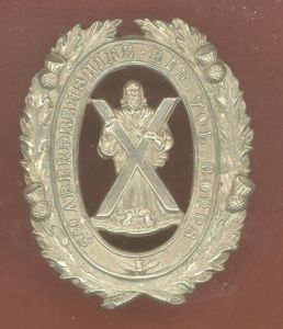 Scottish 3rd Aberdeenshire Rifle Volunteer Corps OR's Glengarry badge