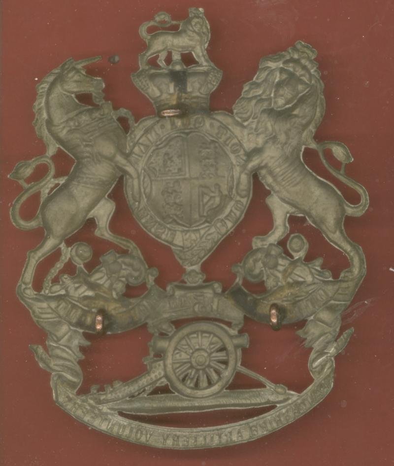 15th Lancashire Artillery Volunteers Victorian helmet plate — image 2