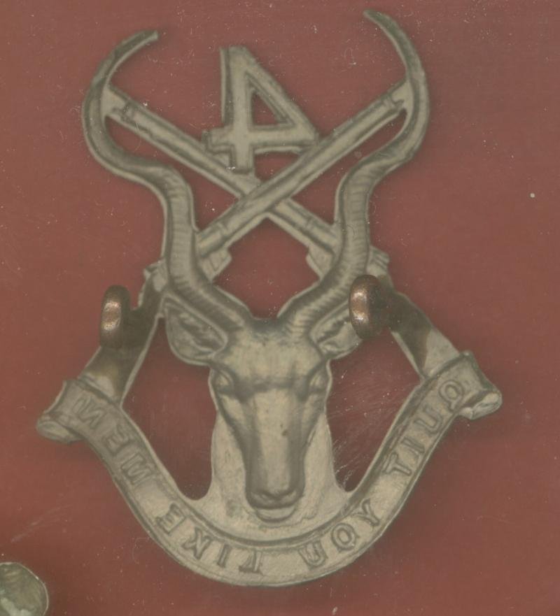 South African 4th Bn. Transvaal Cadets cap badge — image 2