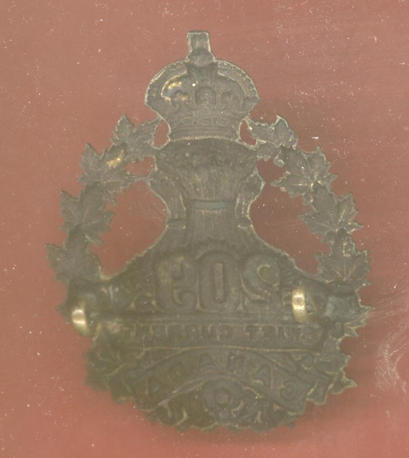 Canadian 209th Swift Current, Saskatchewan Bn.CEF WW1 cap badge — image 2