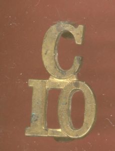 Canadian C/10 10th Battalion (Calgary, Alberta) WW1 CEF numeral badge