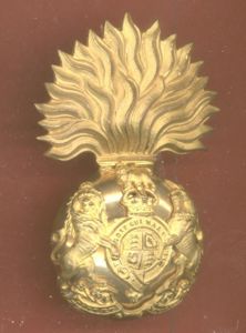 Scottish Royal Scots Fusiliers Officer's 1902-05 glengarry badge