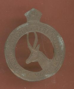 South African Union Defence Force WW2 cap badge