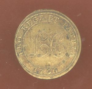 Irish Lawyers Volunteer Corps Georgian Button