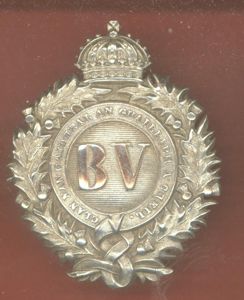 Scottish Breadalbane Rifle Volunteers Victorian Officers glengarry badge