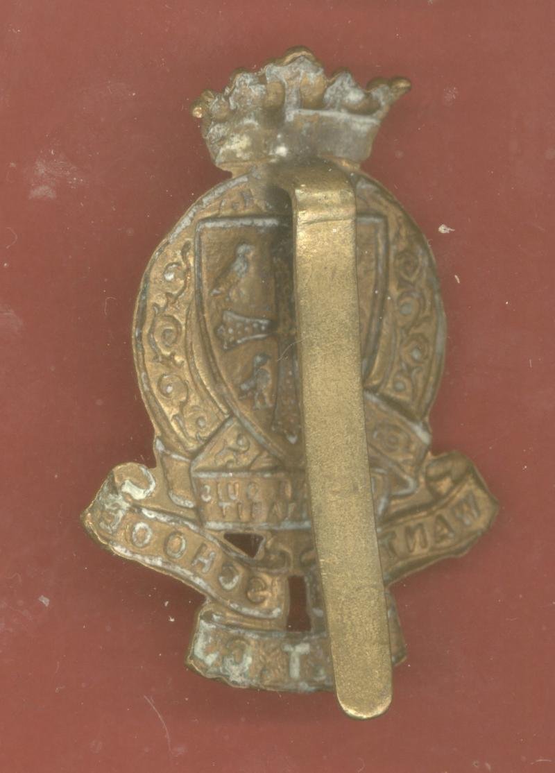 King Alfred's School Wantage O.T.C. cap badge — image 2