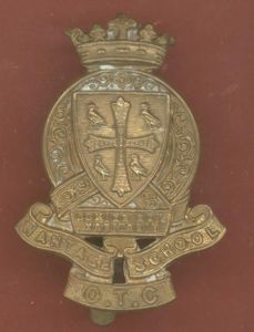 King Alfred's School Wantage O.T.C. cap badge