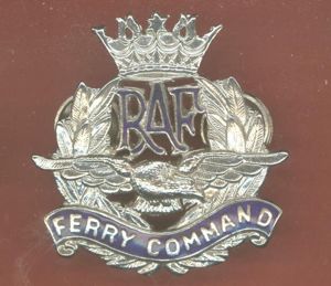 Royal Air Force Ferry Command WW2 Cap Badge