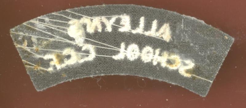 ALLEYN'S SCHOOL / C.C.F. small cloth shoulder title — image 2