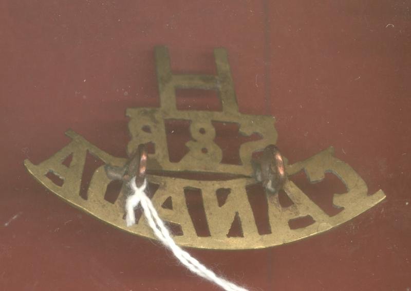 Boer War Unattributed Canadian slouch hat badge. — image 2