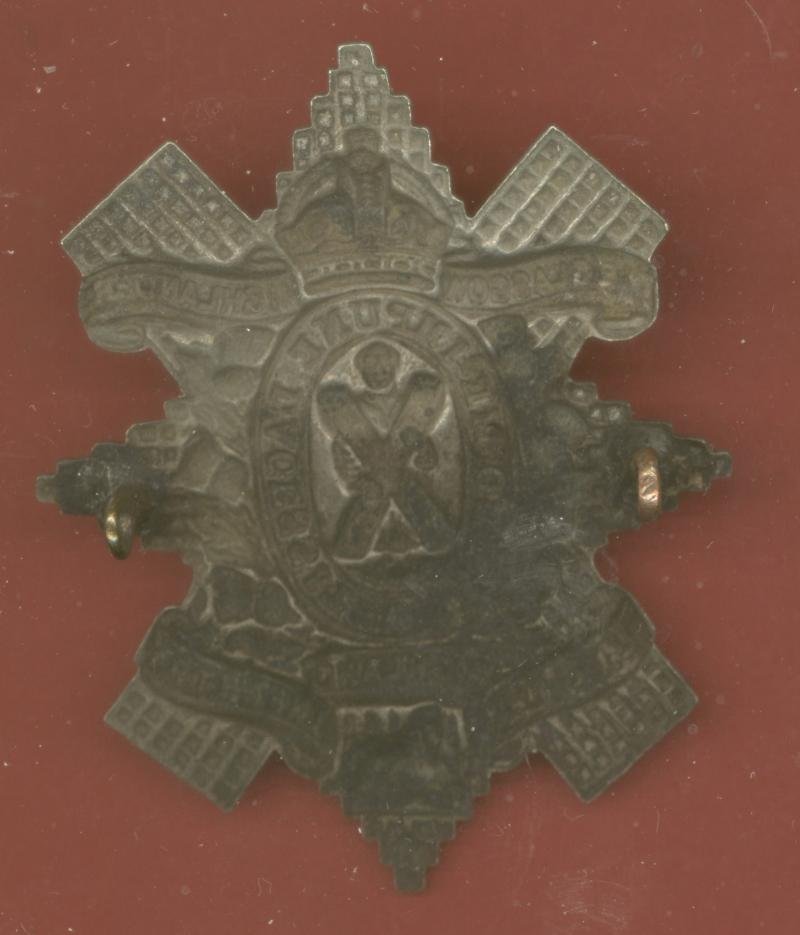 Scottish 1st Bn. Glasgow Highlanders WW2 OR's glengarry badge — image 2