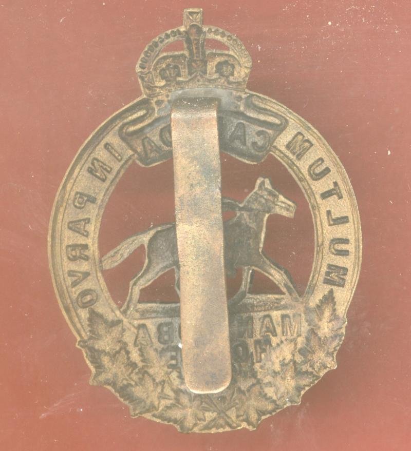 Canadian Manitoba Horse cap badge — image 2