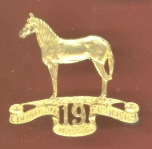 Canadian 19th Edmonton Fusiliers cap badge